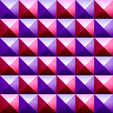 Colorful pyramids seamless vetor pattern clipart