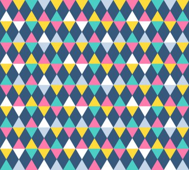 Argyle seamless modeli, dört renk seçenekleri. vektör çizim.
