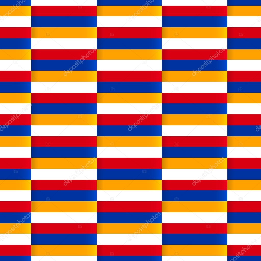Seamless vector pattern with flag of Armenia.