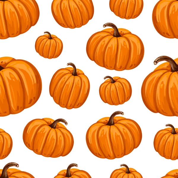 Calabazas Dibujado Mano Ilustración Clip Art Acción Gracias Feliz Cosecha — Vector de stock