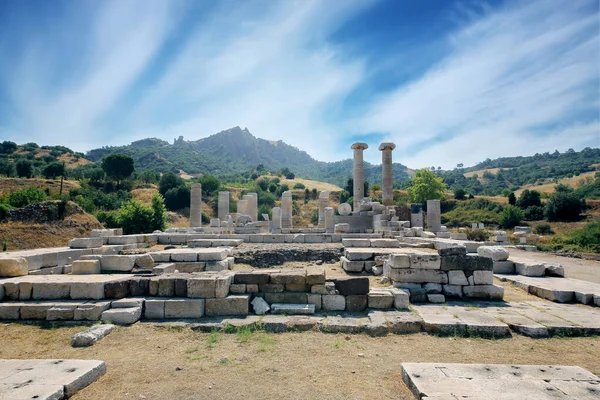 Temple Artemis Sart Starobylá Sardis Turecko — Stock fotografie