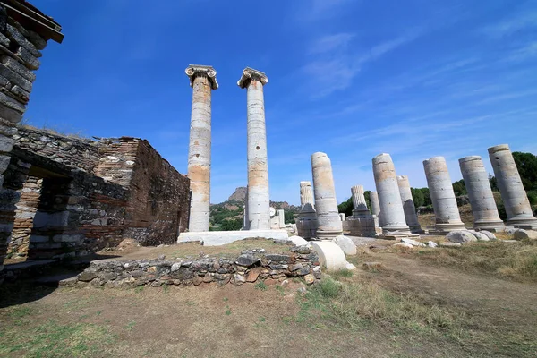 Temple Artemis Sart Starobylá Sardis Turecko — Stock fotografie