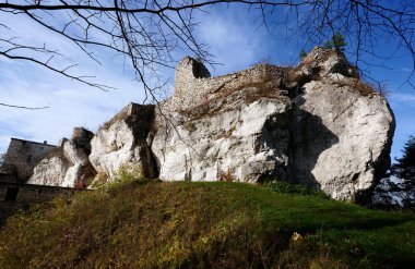 Bkowiec Kalesi - Krakw-Czstochowa Upland 'da bir şövalye kalesinin kalıntıları.