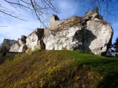 Bkowiec Kalesi - Krakw-Czstochowa Upland 'da bir şövalye kalesinin kalıntıları.