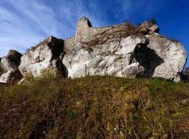 Bkowiec Kalesi - Krakw-Czstochowa Upland 'da bir şövalye kalesinin kalıntıları.