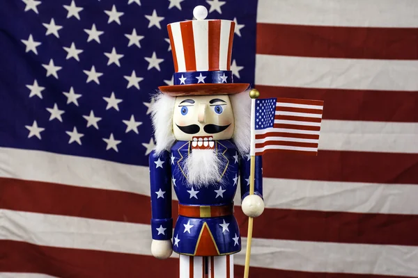 Uncle Sam Nutcracker statyett — Stockfoto