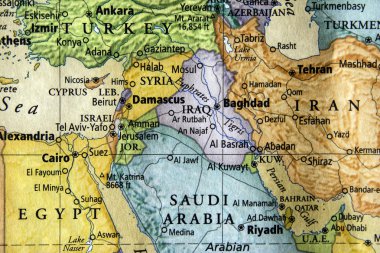 middle east map