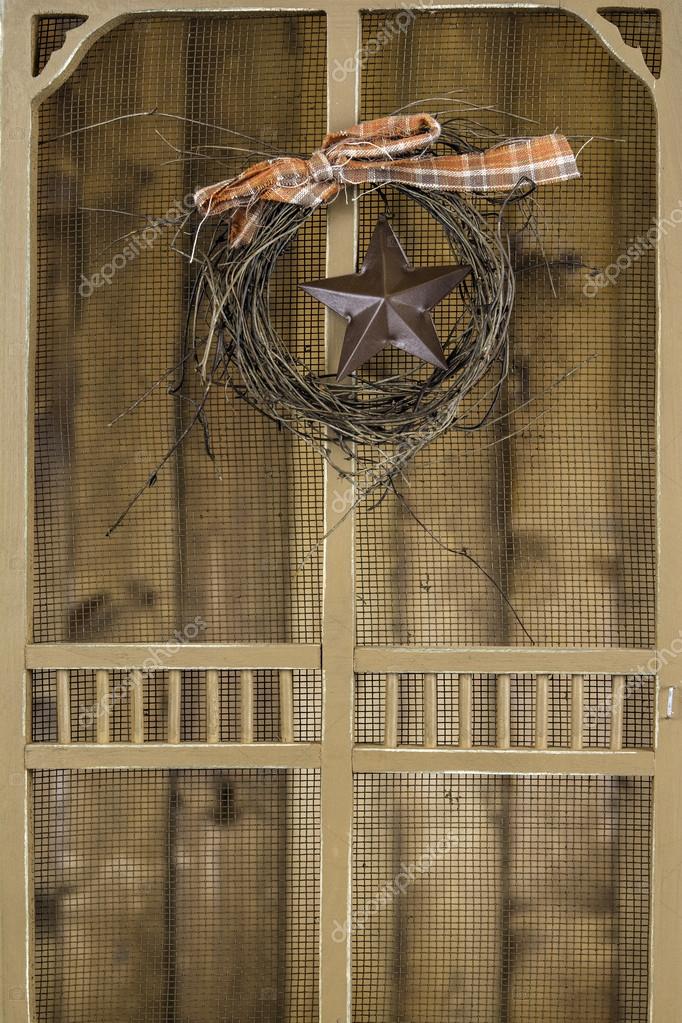 Rustic Screen Door Stock Photo C Zenmaster8 89967680