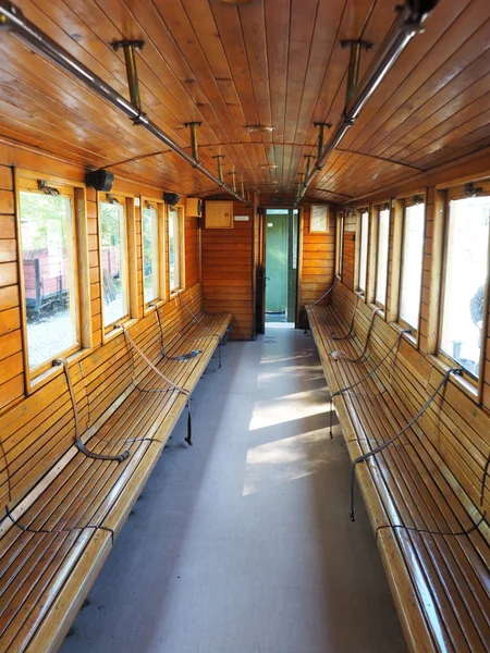 Interior de lujo viejo vagón de tren —  Fotos de Stock