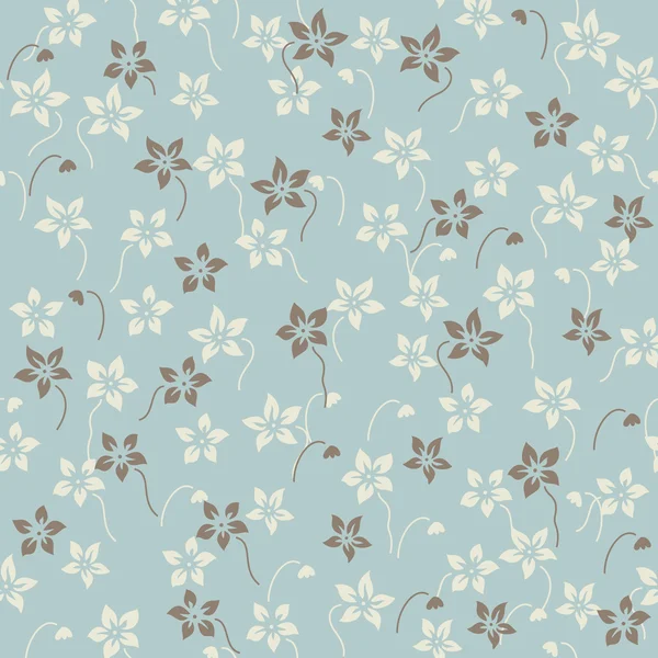 Seamless floral pattern. Wallpaper in the style of Baroque. — Stock Vector