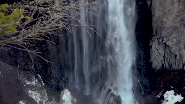 Clear Creek Falls Wenatchee National Forest Rainier National Park Washington — Stock video