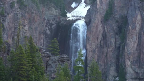 Cataratas Clear Creek Bosque Nacional Wenatchee Rainier National Park Washington — Vídeo de stock