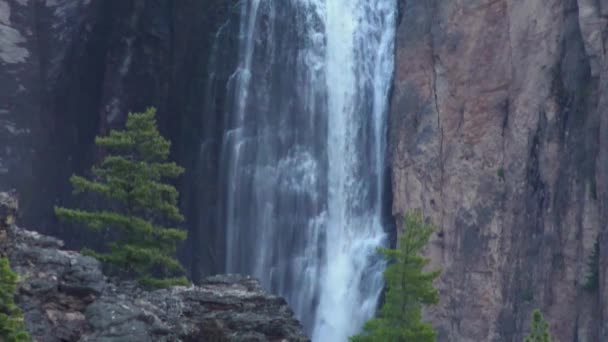 Clear Creek Falls Wenatchee National Forest Rainier National Park Washington — Stock Video