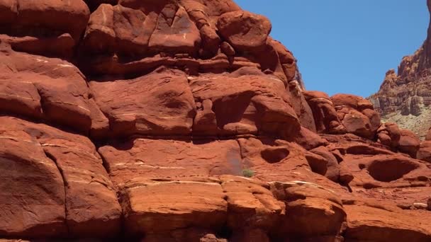 Eróziós Vörös Kövek Canyonlands Nemzeti Park Utah Közelében Moab — Stock videók