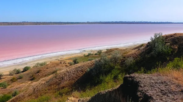 Kuyalnik Estuary Black Sea Rose Water Estuary Salt Water Artemia Stock Photo