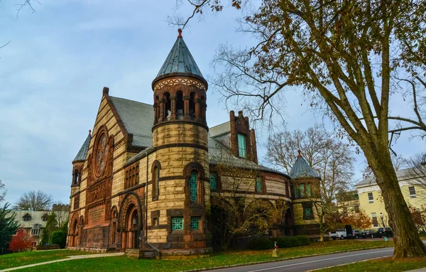 美国新泽西州普林斯顿 2019年11月12日 普林斯顿大学校园 普林斯顿大学是一所位于美国新泽西州的私立常春藤盟校 — 图库照片