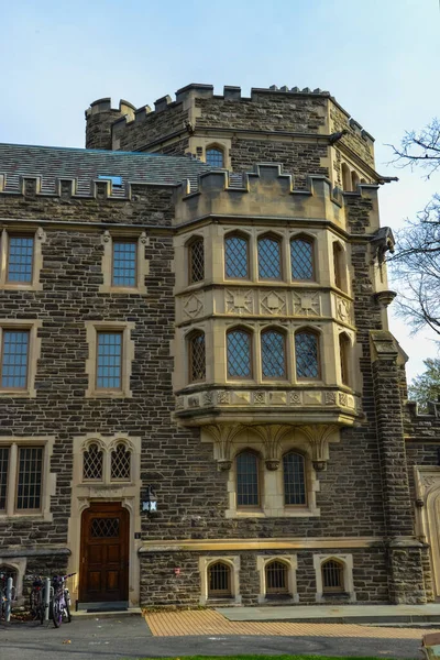 Princeton Usa Νοεμβρίου 2019 Παράθυρα Και Στοιχεία Αρχιτεκτονικής Στο Εκπαιδευτικό — Φωτογραφία Αρχείου