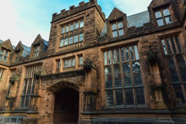 PRINCETON, NJ USA - 12 Kasım 2019: Princeton Üniversitesi kampüsü, New Jersey, ABD