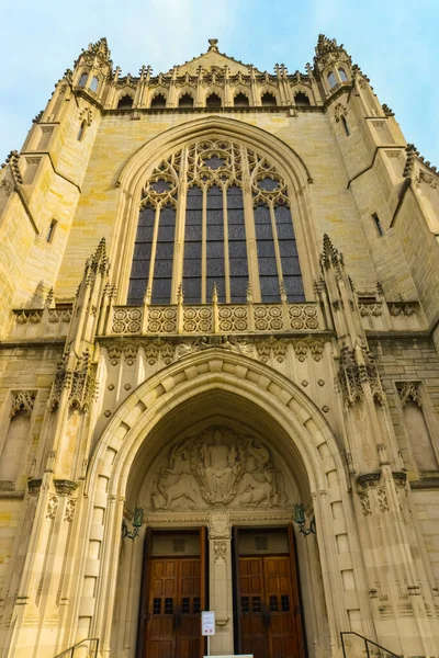 Princeton Usa Noviembre 2019 Vista Del Exterior Capilla Campus Universidad —  Fotos de Stock