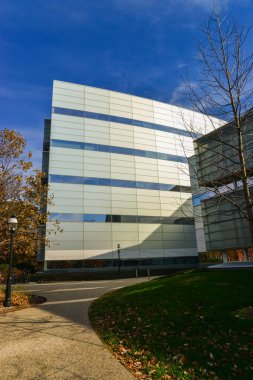 PRINCETON, NJ USA - NOVEMBER 12, 2019: Princeton Üniversitesi, ABD 'nin New Jersey şehrinde bulunan özel bir üniversitedir..