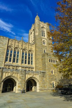 PRINCETON, NJ USA - 12 Kasım 2019: Ivy League College Building, Princeton Üniversitesi, NJ USA