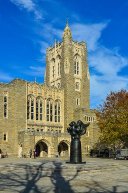 PRINCETON, NJ USA - 12 Kasım 2019: Ivy League College Building, Princeton Üniversitesi, NJ USA