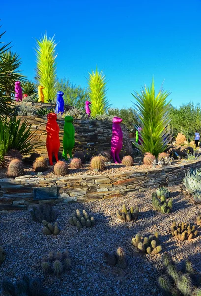 Eua Phenix Arizona Novembro 2019 Figuras Animais Plásticos Multicoloridos Entre — Fotografia de Stock