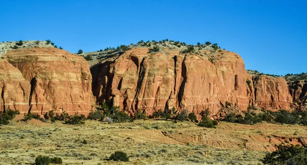 Diverse Sedimentaire Rotsen Klei Weggespoeld Door Water Petrified Forest National — Stockfoto