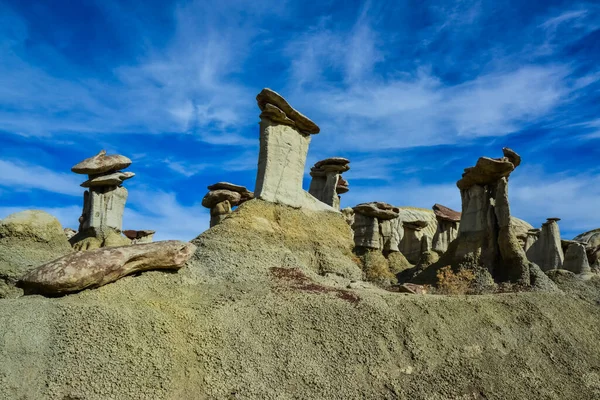 Bizarres Formations Grès Créées Par Érosion Shi Sle Pah Wilderness — Photo