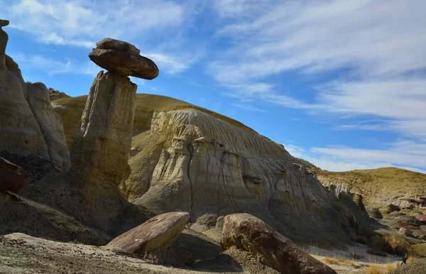 Bizarres Formations Grès Créées Par Érosion Shi Sle Pah Wilderness — Photo