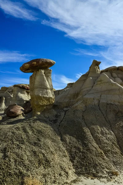 Weird Sandstone Formations Created Erosion Shi Sle Pah Wilderness Study — Stock Photo, Image