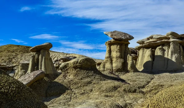 Bizarres Formations Grès Créées Par Érosion Shi Sle Pah Wilderness — Photo