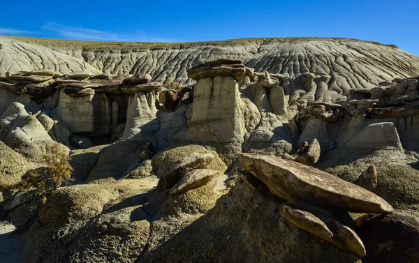 Extrañas Formaciones Arenisca Creadas Por Erosión Shi Sle Pah Wilderness —  Fotos de Stock