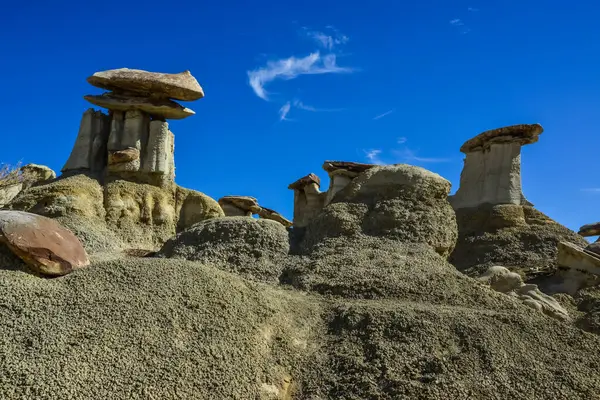 Bizarres Formations Grès Créées Par Érosion Shi Sle Pah Wilderness — Photo