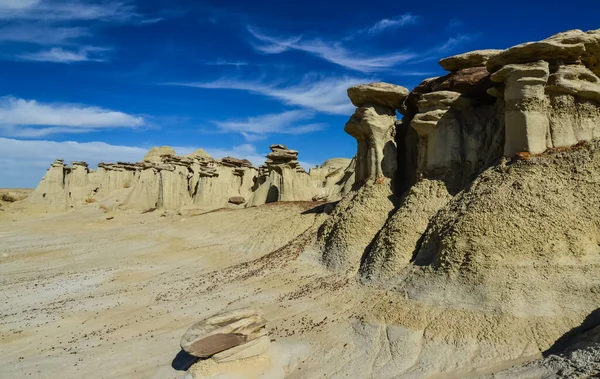 Weird Sandstone Formations Created Erosion Shi Sle Pah Wilderness Study — Stock Photo, Image