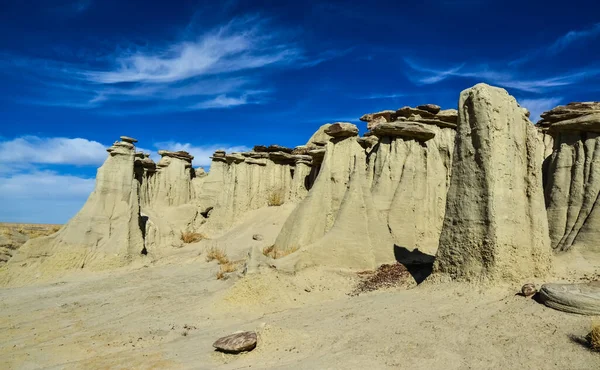 Extrañas Formaciones Arenisca Creadas Por Erosión Shi Sle Pah Wilderness —  Fotos de Stock