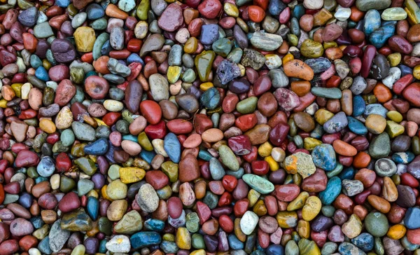 내부에 색깔의 조약돌이 색깔의 조약돌이 있습니다 몬태나 — 스톡 사진