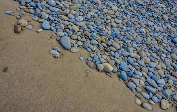 Pedras Redondas Multicoloridas Oceano Pacífico Parque Nacional Olímpico Washington Eua — Fotografia de Stock