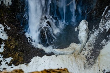 Clear Creek Falls, Wenatchee Ulusal Ormanı. Rainier Ulusal Parkı, Washington ABD