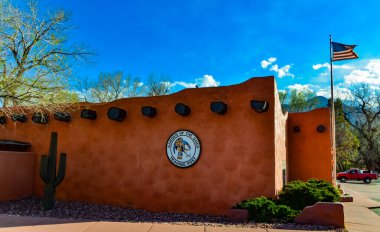 Colorado, ABD - 4 Mayıs 2018: Colorado 'daki iç ziyaret merkezi. Tanrıların Bahçesi, ABD