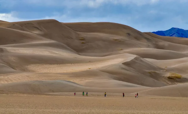 Çöl manzarası, Great Sand Dunes Ulusal Parkı, Colorado, ABD