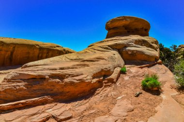 Eritilmiş manzara, Arches Ulusal Parkı, Moab, Utah, ABD