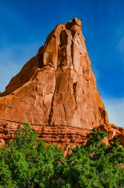 Rocas Rojas Erosión Parque Nacional Canyonlands Está Utah Cerca Moab — Foto de Stock