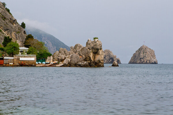 Северное побережье Черного моря Стоковая Картинка