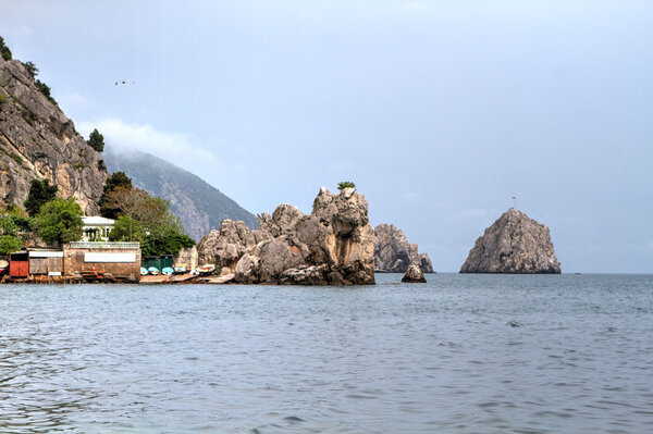 Северное побережье Черного моря Лицензионные Стоковые Фото