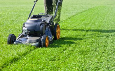 Lawn mower grass clipart
