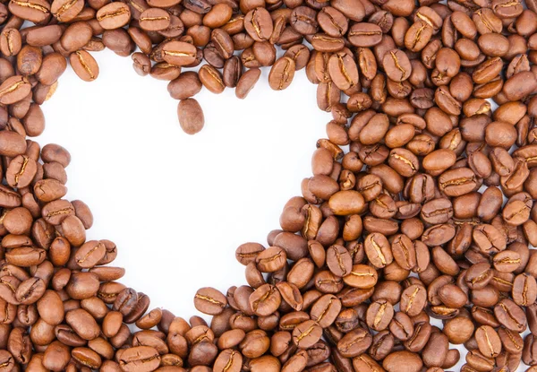 Coffee heart photo — Stock Photo, Image