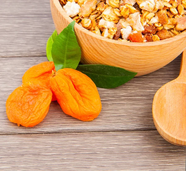 Muesli for breakfast — Stock Photo, Image