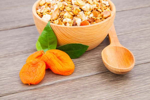 Muesli for breakfast — Stock Photo, Image