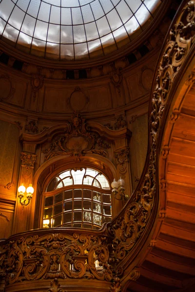 Hall in the Lviv ancient casino Stock Image